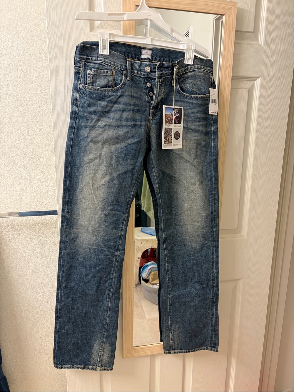 AG Adriano Goldschmied 💙🩵 Stevie Vintage 2000’s 100% Japanese cotton jeans NWT